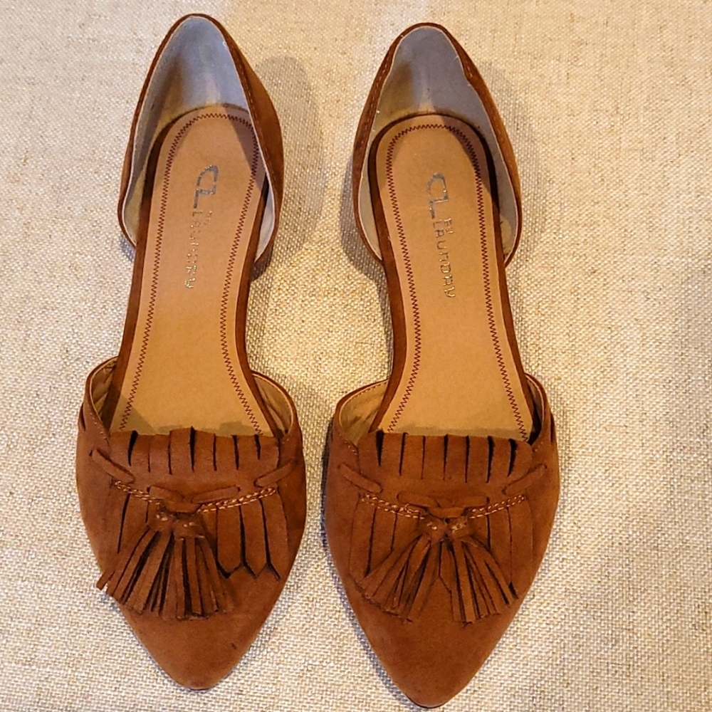 NWOT Chinese Laundry camel flats